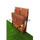 Záhradné stoličky skladacie MERCY 1 ks
